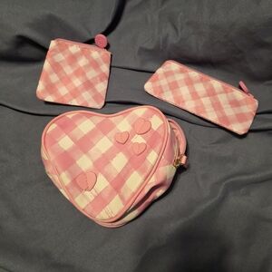 Bath And Body Works Gingham Pouch